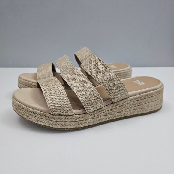 Eileen Fisher Mayla Espadrille Sandal Womens 11 Jute Platform Slide Summer NEW - Picture 13 of 13